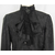 Moška srajca DEVIL FASHION - Dracula Gothic Lace Top With Bow Tie - Črna - SHT01001