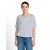 TOM TAILOR Bluza temno modra/bela