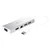 NEW j5create USB3.0 Mini dock 1x HDMI/1xVGA/2xUSB 3.1/1xMicro USB/1xRJ45 Gigabit; srebrna JUD380-N