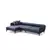 Atelier del Sofa Ugaona garnitura Belissimo 95x67x140cm Plava