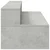 Studio radni stol Betonska siva 130 x 42,5 x 36 cm