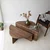 Hanah Home Klub sto Altopiano 90x40x45cm Orah