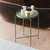 Hanah Home Klub sto 46x56x46cm Zeleni