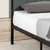 Hanah Home Francuski ležaj Lotus, 150x88x200 cm, Antracit