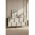 Hanah Home komoda Nota 150, 150 cm, antracit / travertin / srebrna