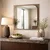 HANAH HOME Ogledalo Transparenza 65 x 65 Bronze
