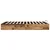 Otomanski krevet s pohranom Staro drvo 203 x 150 x 25 cm