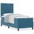 vidaXL vidaXL Box Spring Postelja z Blazino Temno Modra 80x200 cm Žamet, (22051705)