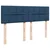 Vidaxl Box spring postelja z vzmetnico modra 140x200 cm blago