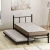 Hanah Home Ram za krevet Yavrulu, 80x180 cm,Crni