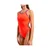 Arena performance solid double cross back orange/fuchsia xs - uk30