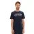 TOM TAILOR Majica temno modra/bela