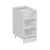 Hanah Home kuhinjski element Minar 7984, 40 cm, beli / antracit