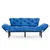 Atelier del Sofa Trosed na razvlačenje Nitta 185x85x70cm Plavi