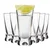 Set of 6 vodka glasses, made from glass, 50 ml, X-line - Krosno