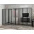 Hanah Home ormar sa reflektujućim staklom Nisa 20635, 360 cm, antracit