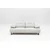Atelier del Sofa Dvosed na razvlačenje Mustang 99x83x199cm Beli