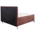 Esposa BOXSPRING POSTELJA 160 cm  x 200 cm , tekstil rdečerjava