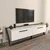 Hanah Home TV Komoda Astrid, 163,8x46,8x36,6 cm, Belo-Crna