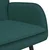 Sofa za dvije osobe Tamnozelena 115 x 61 x 87 cm Tkanina