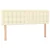 Vidaxl Box spring postelja z vzmetnico krem 140x190 cm umetno usnje