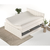 Kremno bela boxspring postelja s prostorom za shranjevanje 180x200 cm Blend – Maison de Reve