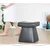 Atelier del Sofa Tabure Dambert, Crni