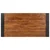 Vidaxl Jedilna miza 140x70x76 cm trden robusten mangov les