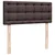 Vidaxl Box spring postelja z vzmetnico temno rjav 120x200 cm blago