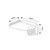 RABALUX Lasset Solarna zidna lampa, LED, IP54, 4.4W, 200lm, Crna