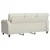 vidaXL Kavč Krem 214 x 85 x 93 cm Žamet
