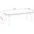 vidaXL klop Enobarvno Krem 110 x 40 x 46 cm Bouclé