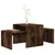 Set stolića za kavu boja hrasta 100x48x40 cm konstruirano drvo