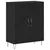 Highboard 2 pcs Crni hrast 69,5 x 34 x 180 cm Konstruirano drvo