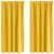 Zavjese za blackout s prstenovima 2 pcs Žuta 175 x 140 cm