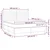 Vidaxl Box spring postelja z vzmetnico LED taupe 160x200 cm blago