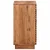 Ručno rađeni noćni ormarić Tamnije smeđi teak 40 x 30 x 60 cm