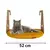Paws & Whiskers Ležaljka za mačke sa ramom za radijator, 52 × 35 cm, Žuta