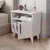 Hanah Home noćni ormarić Kommen, 56 cm, beli