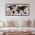 Wallity World Map Zidna dekoracija, 120x60cm