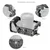 SmallRig “HawkLock” Quick Release Cage Kit with Silicone Handle for Sony Alpha 7C II/7CR 5198