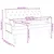 Klupa s naslonom crna 120x62x75,5 cm tkanina