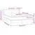 Vidaxl Box spring postelja z vzmetnico modra 140x190 cm blago