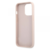 Maska Guess Hc PC/TPU 4G Pu Bottom Stripe za iPhone 15 Pro 6.1 roze