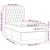 Vidaxl Box spring postelja z vzmetnico temno siva 90x200 cm blago