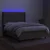 Vidaxl Box spring postelja z vzmetnico LED taupe 140x200 cm blago