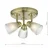 Där Lighting CED7675 -Kupatilsko spot svetlo CEDRIC 3xG9/25W/230V IP44 mesing