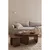 Temno rjava klubska mizica iz masivnega manga Mushroom – Ellos Home