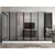 Hanah Home ormar sa reflektujućim staklom Nisa 20642, 315 cm, beli