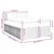 Vidaxl Box spring postelja z vzmetnico modra 140x190 cm blago
